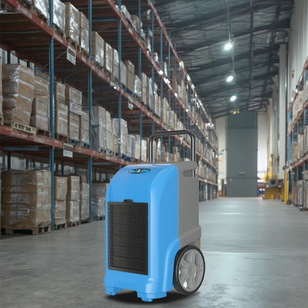 70L Portable Commercial Dehumidifier with Adjustable Humidistat for Greenhouse, Grow Room & ATV UTV Storage