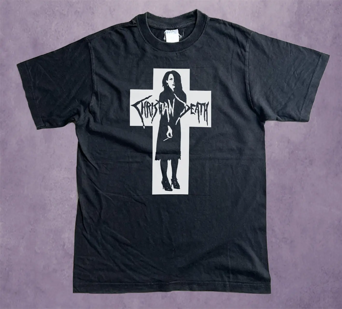 Rozz Williams Christain Death cross T shirt Goth punk postrock indie