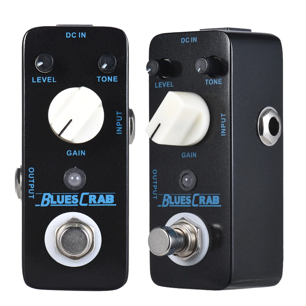 MOOER BLUES CRAB Blues Overdrive Guitar Effect Pedal True Bypass Full Metal Shell Instrument Effect Machine Guitar Accessories