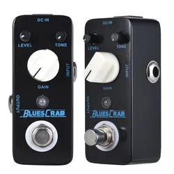 MOOER BLUES CRAB Blues Overdrive Guitar Effect Pedal True Bypass Full Metal Shell Instrument Effect Machine Guitar Accessories