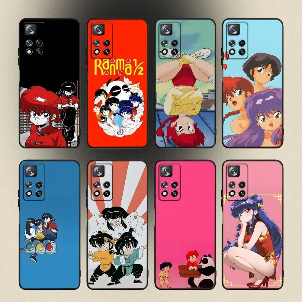 

Anime Ranma 12 Phone Case For Samsung Galaxy A 91,80,73,72,53,52,51,22,5G,Plus,J,Note Soft Black Cover
