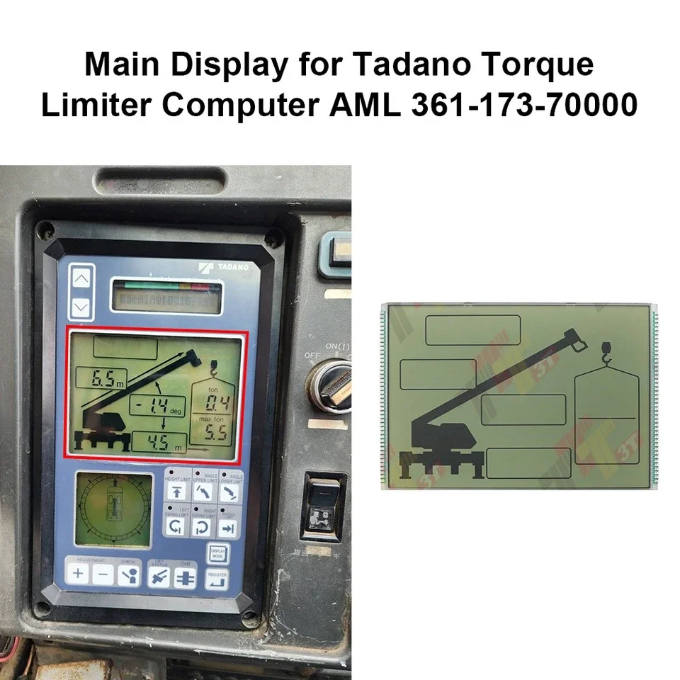 GT550E, GR550EX Main Display for Tadano Torque Limiter Computer AML 361-173-70000