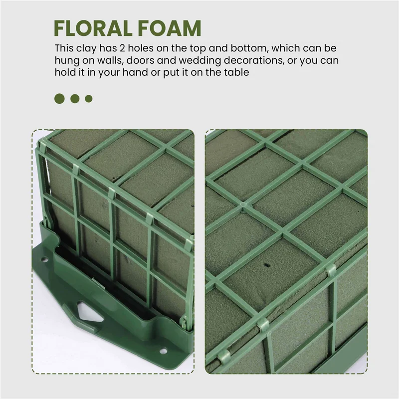 PORK-1 шт. цветочная пенопластовая клетка, держатель для цветов с цветочной пеной для цветов, клетка, чаша для стола, центральная цветочная композиция