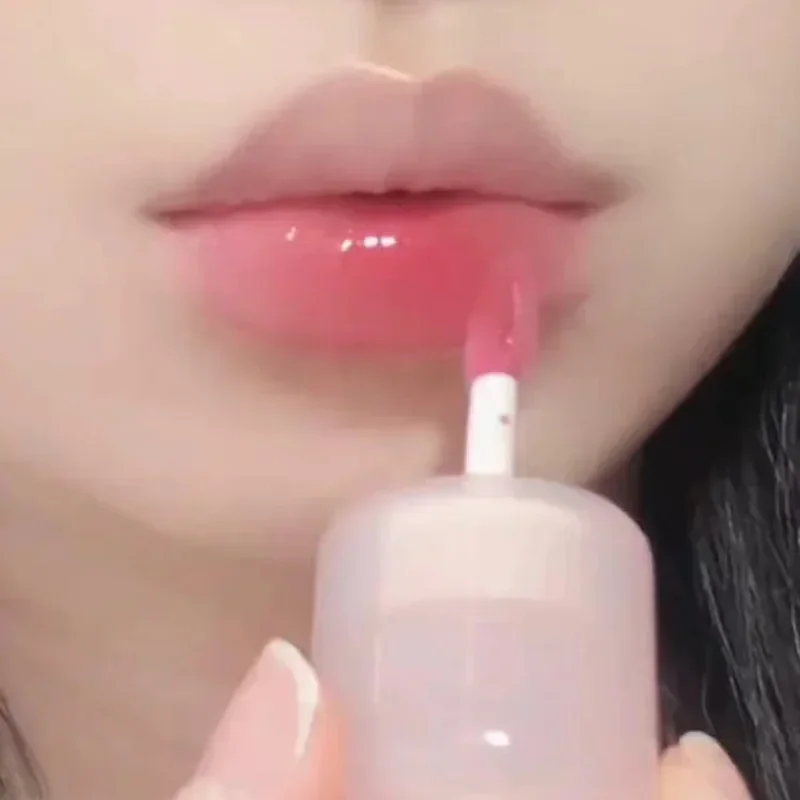 Brillo de labios de gelatina de cristal, lápiz labial de larga duración, hidratante, tinte de labios brillante, maquillaje, cosméticos