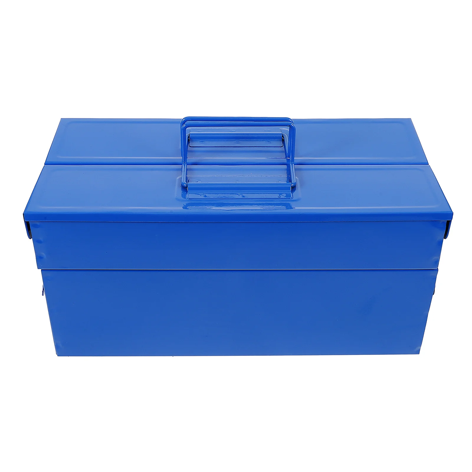 Tool Storage Box Double Layer Toolbox Portable Handheld Case for Travel Outdoor Foldable Home ganization Lightweight Reinforced