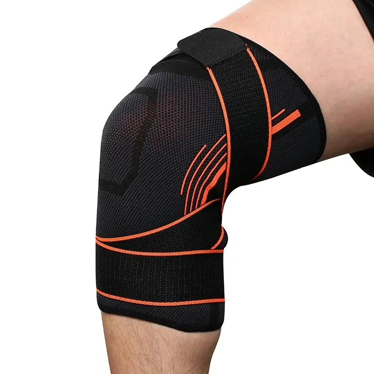 Basketball outdoor sports knee protection cycling anti slip knee protection warmth fitness and pressure strap knee protection