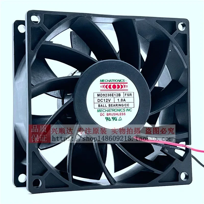 for MECHATRONICS MD9238E12B DC 12V 1.0A 9038 9cm Cooling Fan New
