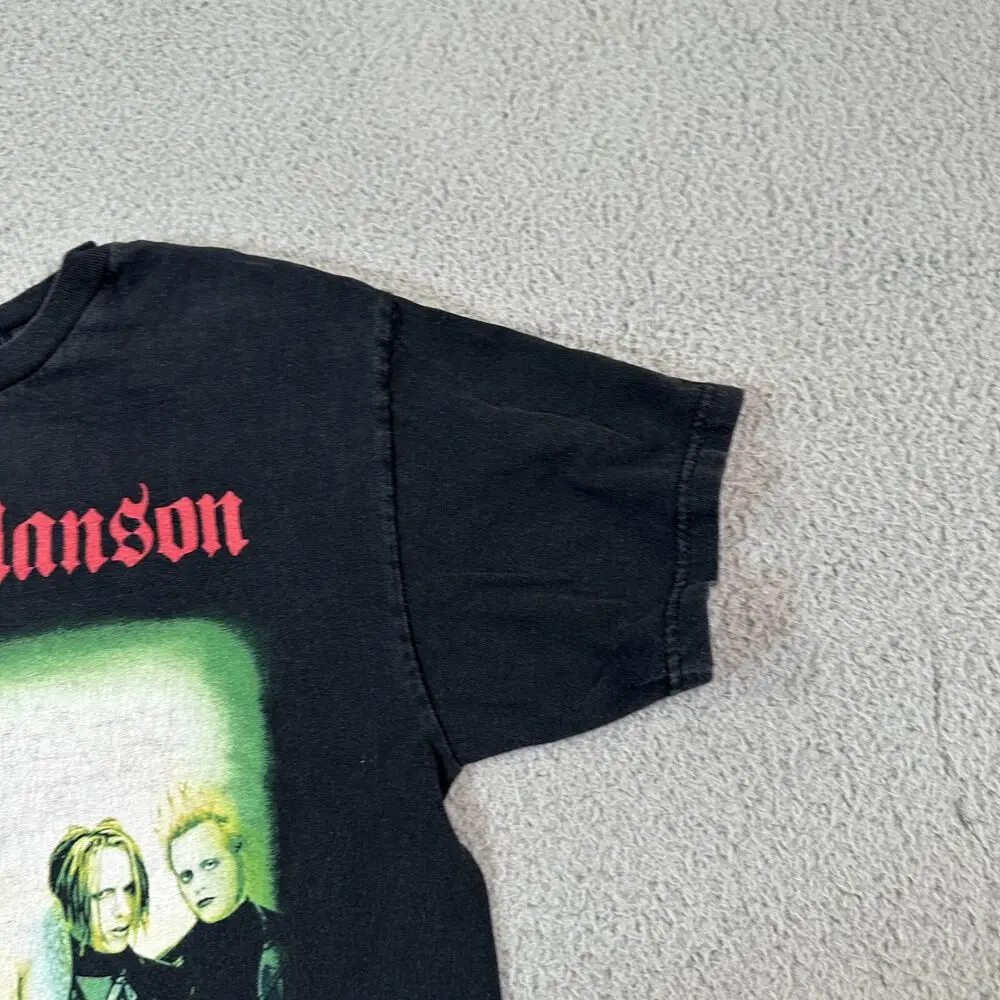 Vintage Marylin Manson Band T-Shirt adult size small 90s 18.5x25