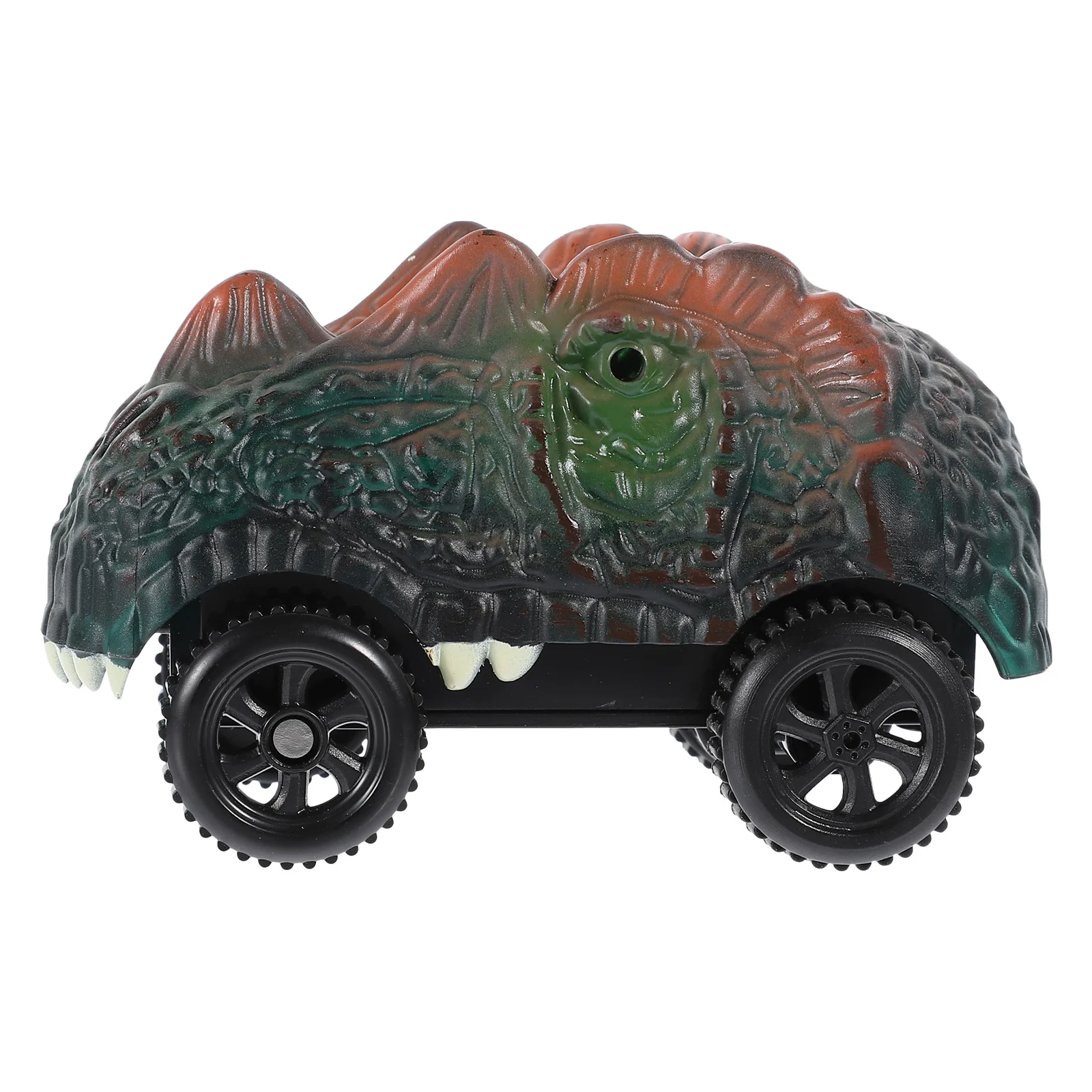 Coche de juguete de dinosaurio para niños, juguete de pista, coche eléctrico de repuesto, carreras ensambladas