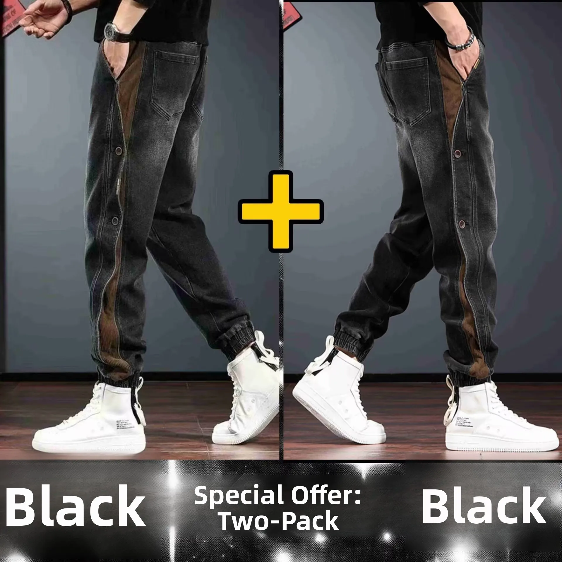 [two-pack] black + black