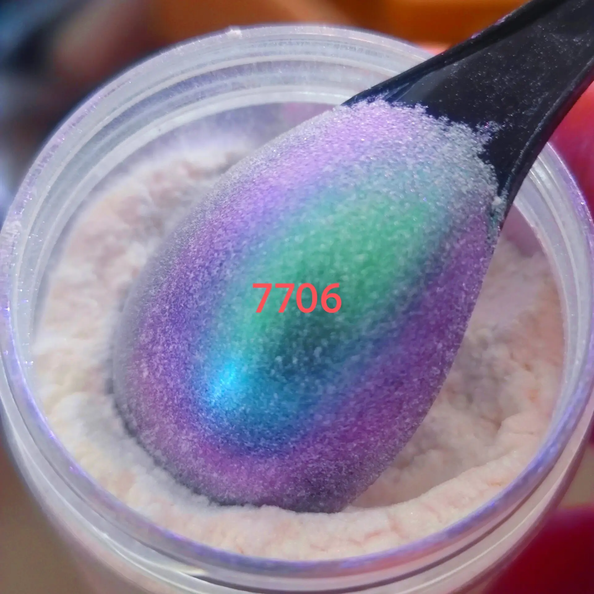 Iridescent White Chameleon Pigment Powder/Color Shifting Mica Powder/ Colorshift Car Paint Pigment Powder 7706