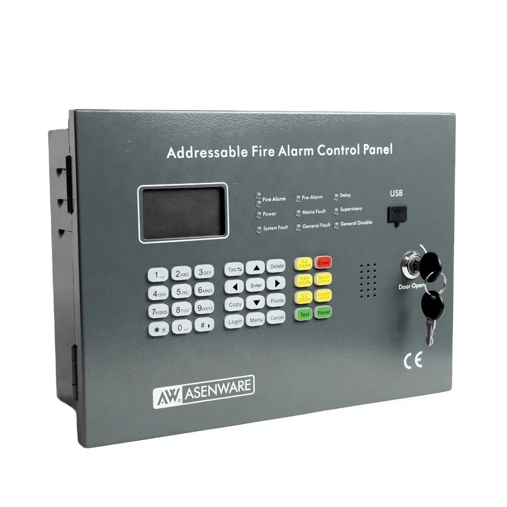 Fire Alarm Control Panel Wireless Fire Alarm Monitoring System Addressable Wireless Fire Alarm Control Panel