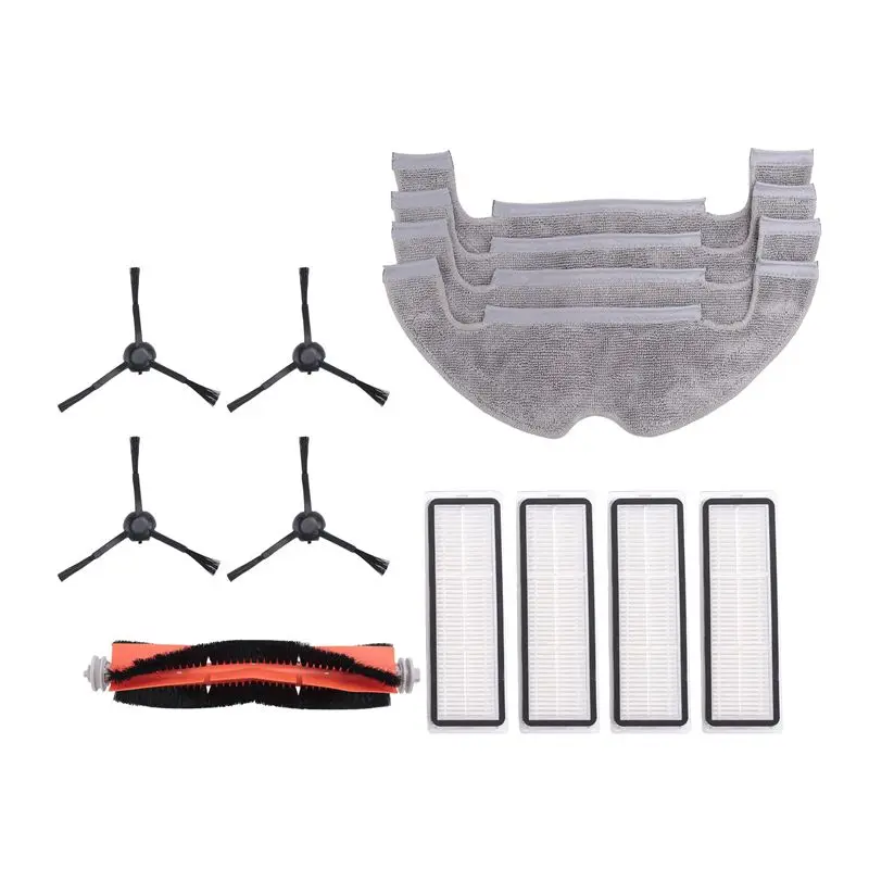 

Запасные части L65A для робота-пылесоса Xiaomi Robot Vacuum-Mop 2 Ultra STYTJ05ZHM: основная и боковые щетки, HEPA-фильтр, тряпка для влажной уборки