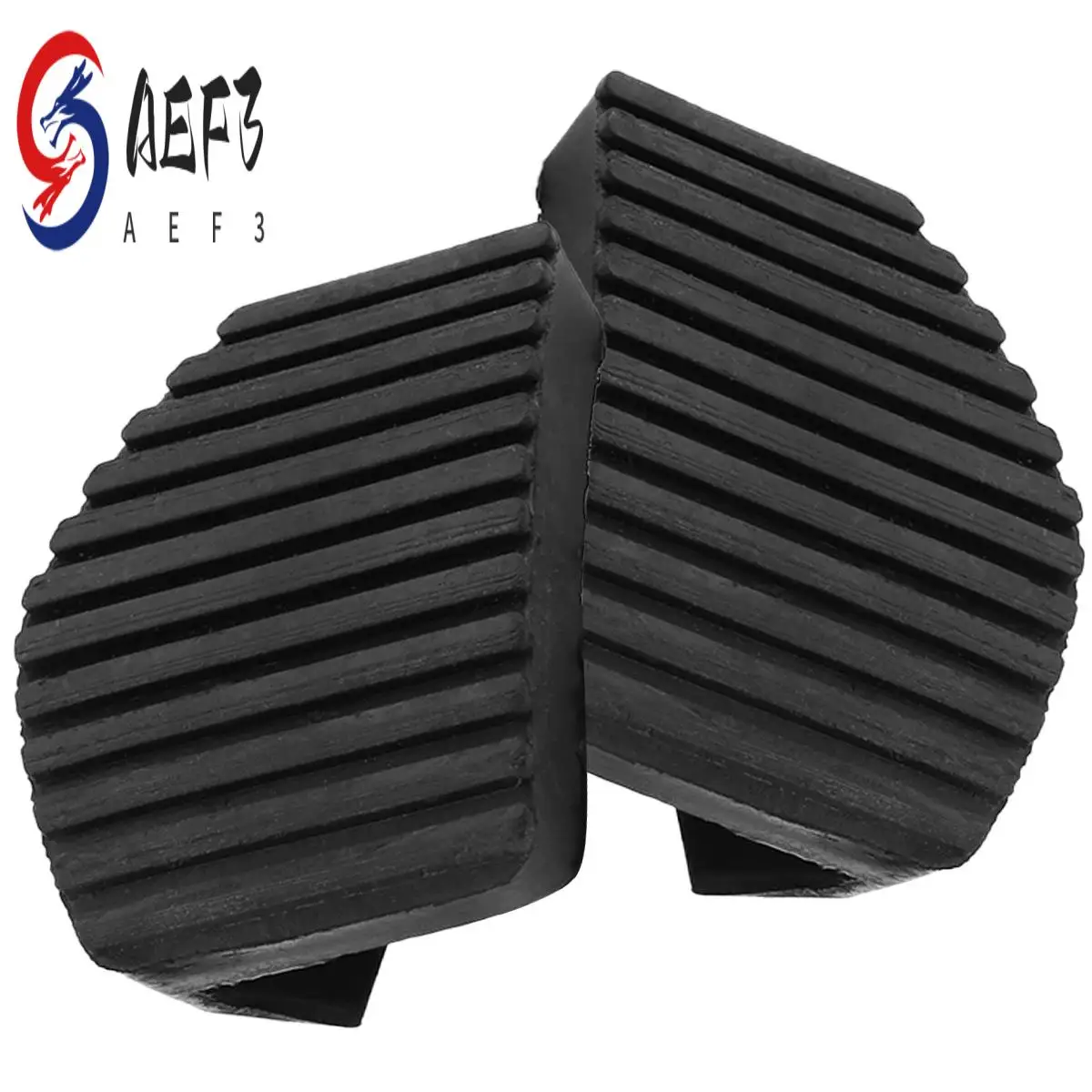 

AEF3-1 Pair Black Anti-Skid Clutch Pedal Brake Pedal Rubber Cover Fit For /Citroen 1007 207 208 301 C3 C4 307 308 508