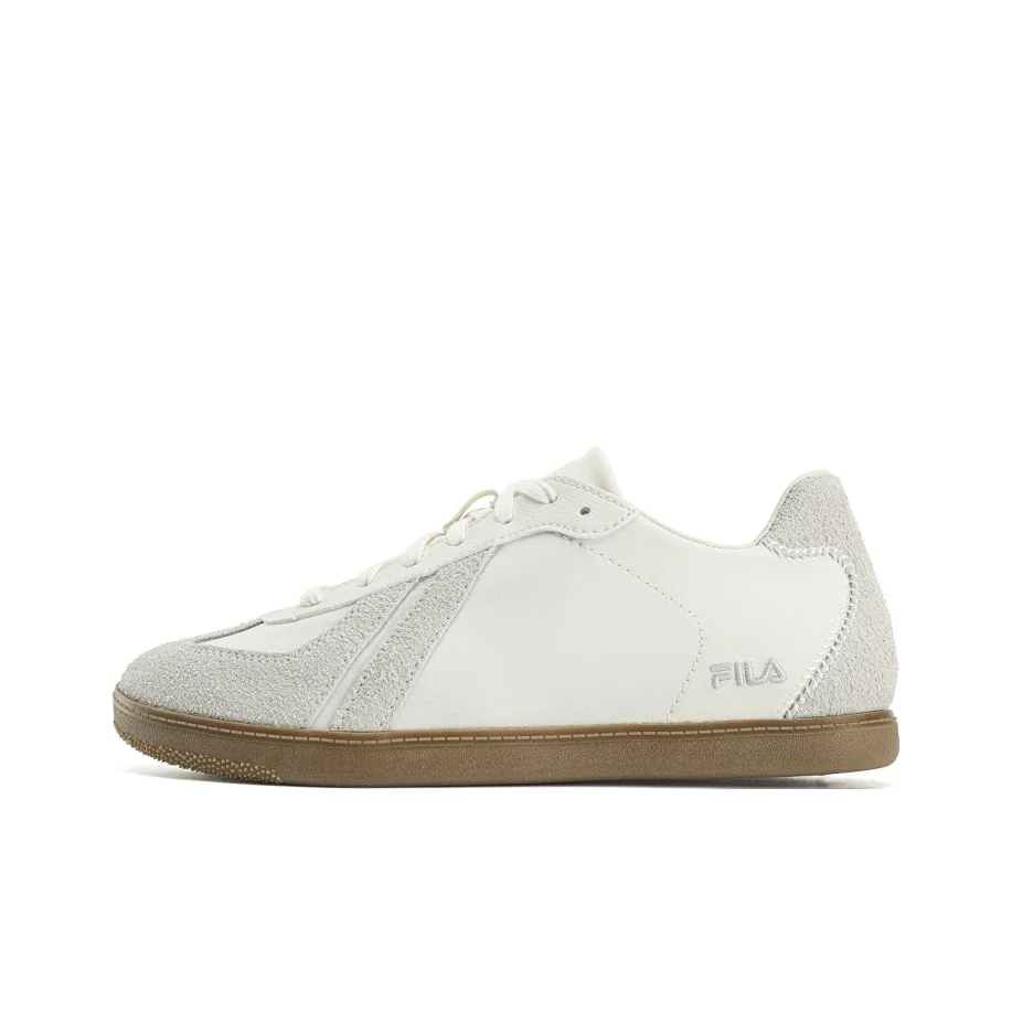 FILA MASTERO German Army Trainers Women's Low Top Milk White F12W631212FGS