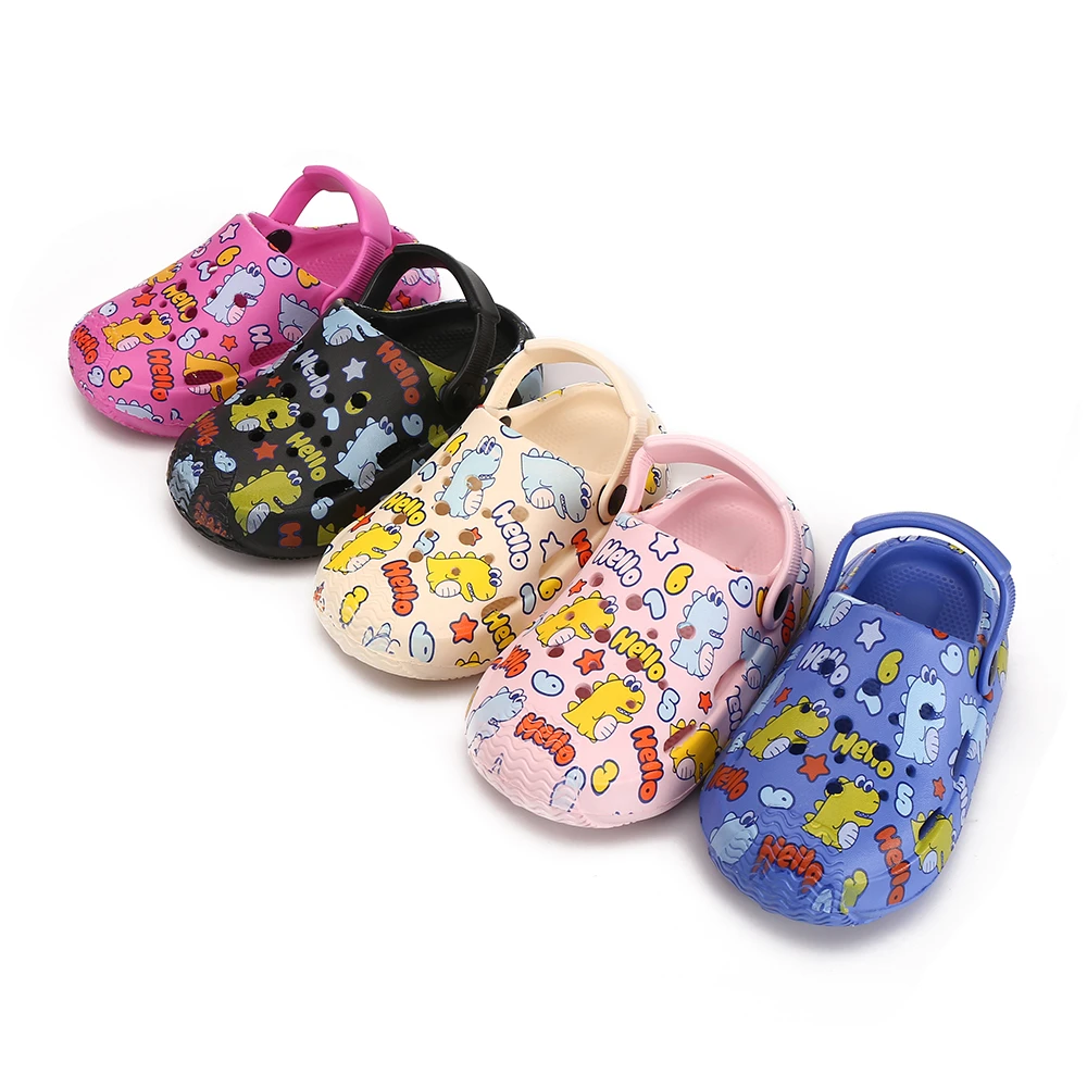 New Cartoon Print Children Slipper Cute Beach Summer Boy Girls Sandals Shoes Fashion Soft Anti-Slip Flip Flop
