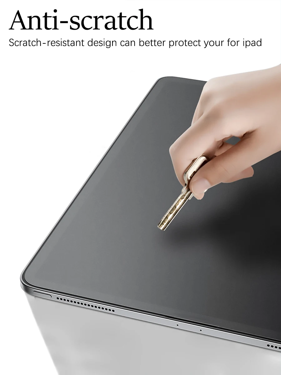 3 Stück Papiergefühl wie Displayschutzfolie für Samsung Galaxy Tab S7 S8 S9 Plus Ultra Samsung Tab S6 Lite S7 S9 Fe A8 A9 A7 Kein Glas – Detail 11