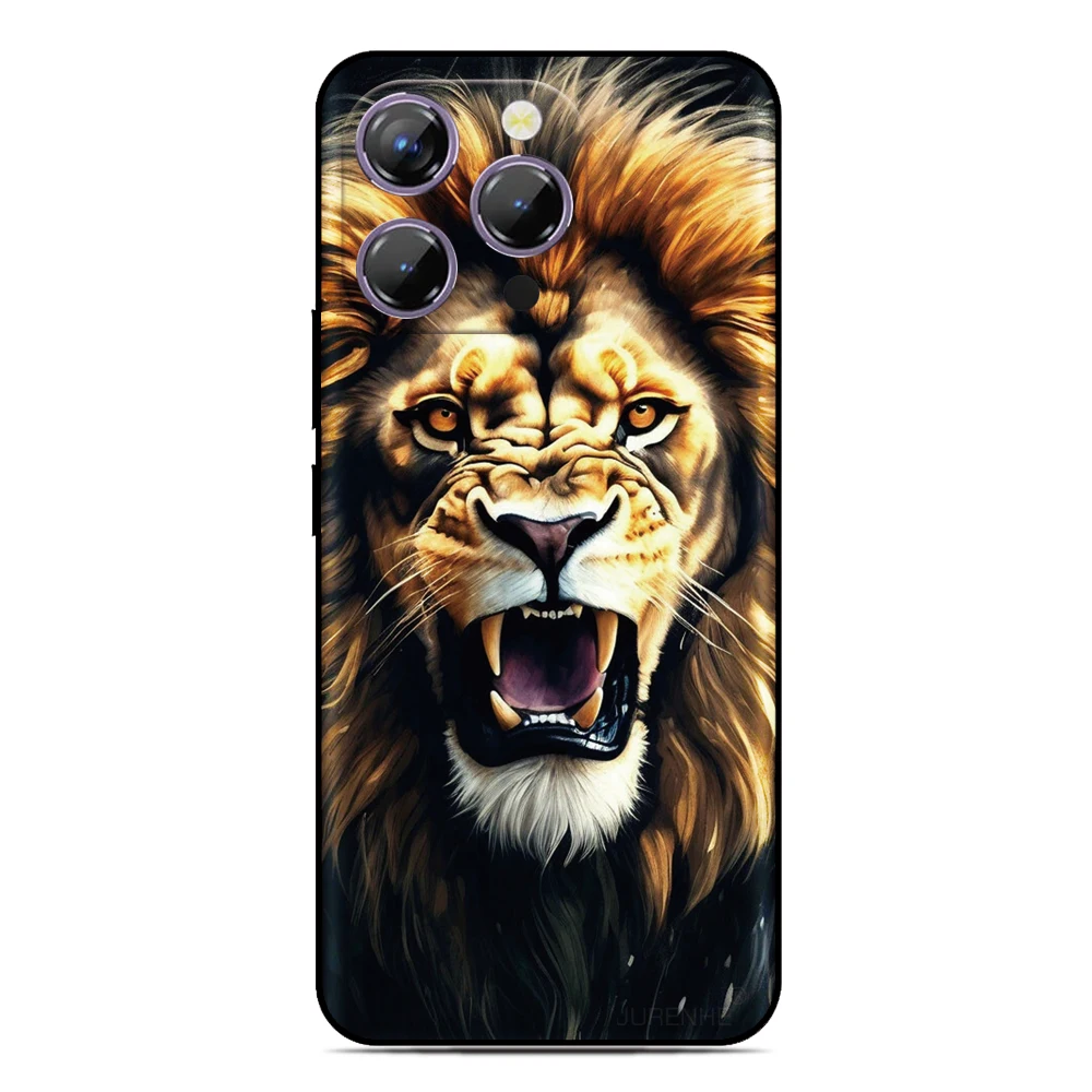 Lion Roar Phone Case For OPPO A5x 4G A79 5G A80 A3X A5 A3 Pro A8 A9 A53 2020 A40 A2X A16 A16s A15 A17 A17K A18 A38 Cover