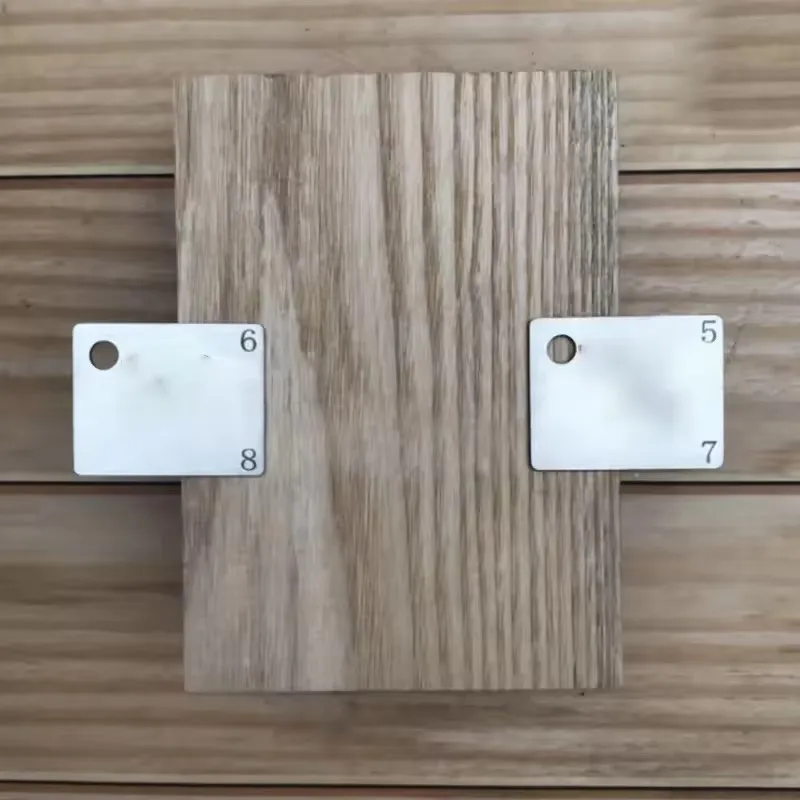 Woodworking Dovetail Marker Aluminum Alloy Dovetail Marking Template 1:5 & 1:7 Wood Joint Gauge With Scale Dovetail Guide Tools