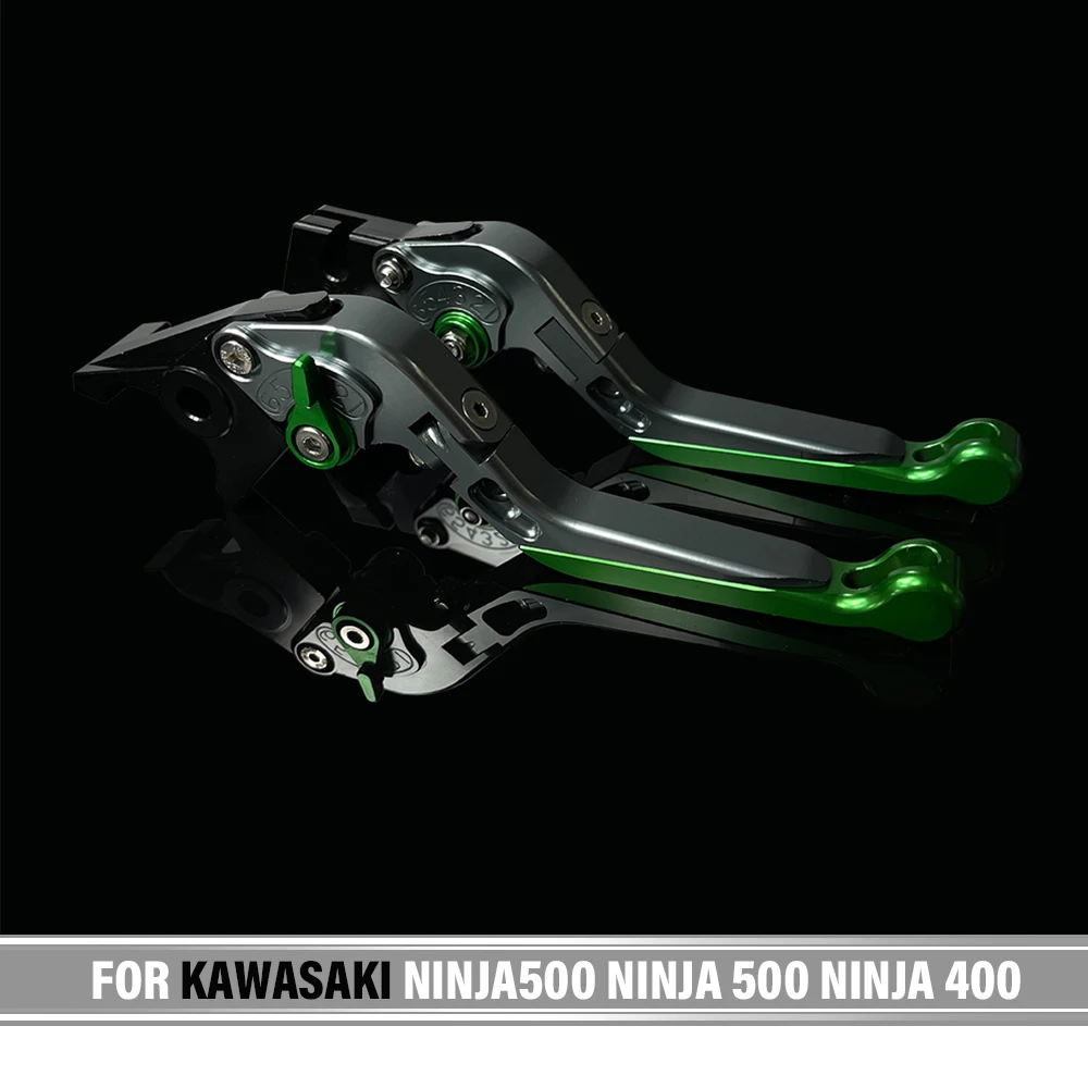 

Handles Aluminum Short Brakes Clutch Levers For Kawasaki NINJA500 NINJA 500 NINJA 400 Extendable Brake Clutch Levers