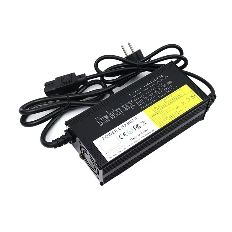 NEW 48V 5A 8A 10A 12A 15A 20A Lithium ion Charger 13S 54.6V Constant Voltage High-power Intelligent Fast charging Metal Shell