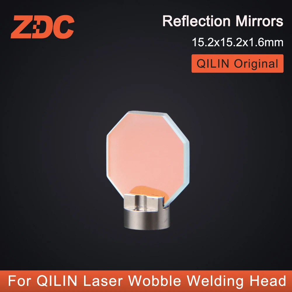 Imagem -03 - Espelhos de Reflexão Zdc Qilin com Suporte Laser Wobble Cabeça de Soldagem Original 15.2x15.2x1.6