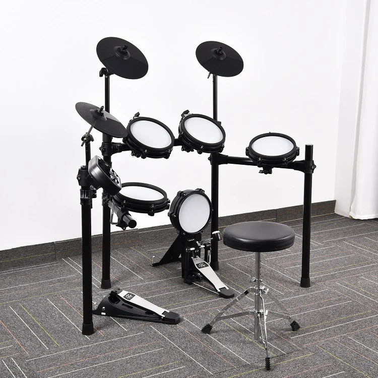 

Good Quality Digital Drums Set Electric Percussion Electronic Drums Kit Double Pedal Drum For Kids