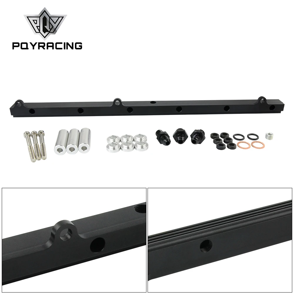 PQY - For Toyota Supra Soarer 1JzGte 1Jz-Gte 1Jz Billet Aluminum High Flow Fuel Injector Inject Fuel Rail PQY-RYG01