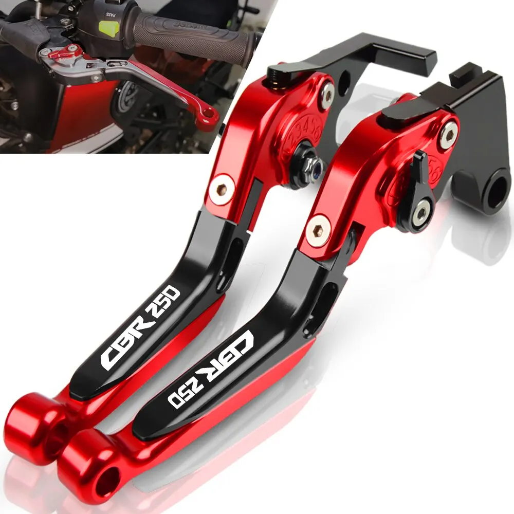 

For HONDA CBR250R 2011 2012 2013 2014 2015 2016 2017 2018 Motorcycle Adjustable Extendable Brake Clutch Levers Adapter CBR 250R