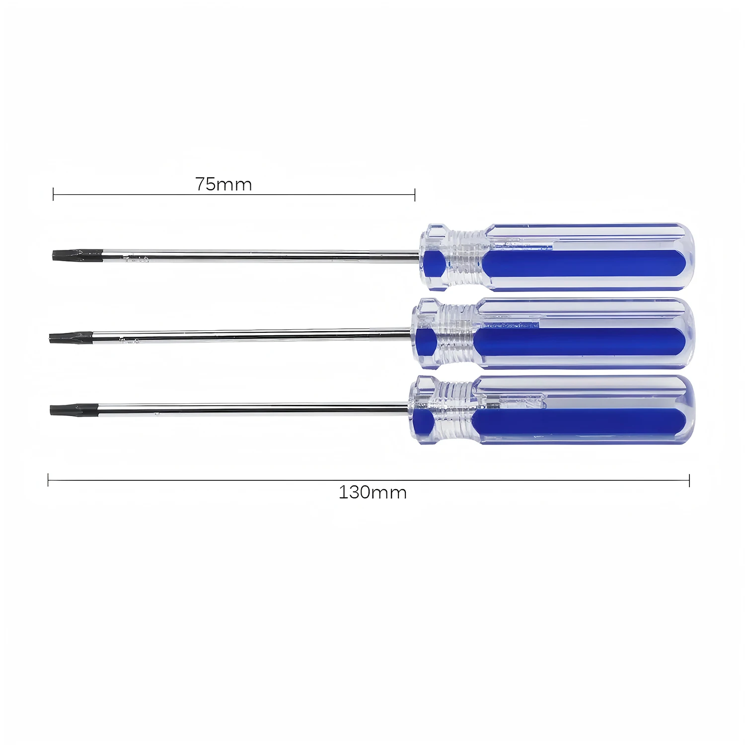 FIXFANS T8 T9 T10 Torx Screwdriver with Hole Security Bit Magnetic Precision Screwdriver Set for PS4 Controller Repair Tools Kit
