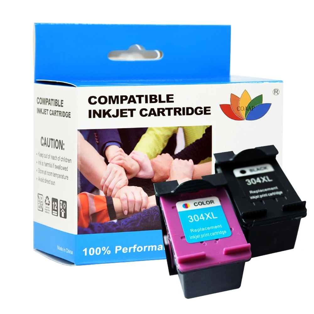 304XL ตลับหมึกใช้งานร่วมกับ HP 304 XL Envy 5000 5010 5020 5030 5032 5034 5052 5055 เครื่องพิมพ์ (hp304)