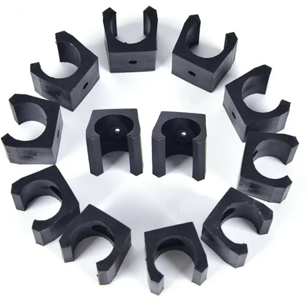 Soporte de repuesto para tacos de billar, soporte de plástico montado en la pared para tacos de billar/varilla de pescar, Clips, accesorios de billar, 12 Uds.