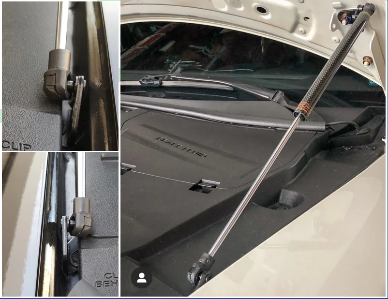 Hood Damper for Nissan GT-R R35 Skyline Coupe 2008-2019 Gas Strut Lift Support Front Bonnet Modify Gas Springs Shock Absorber