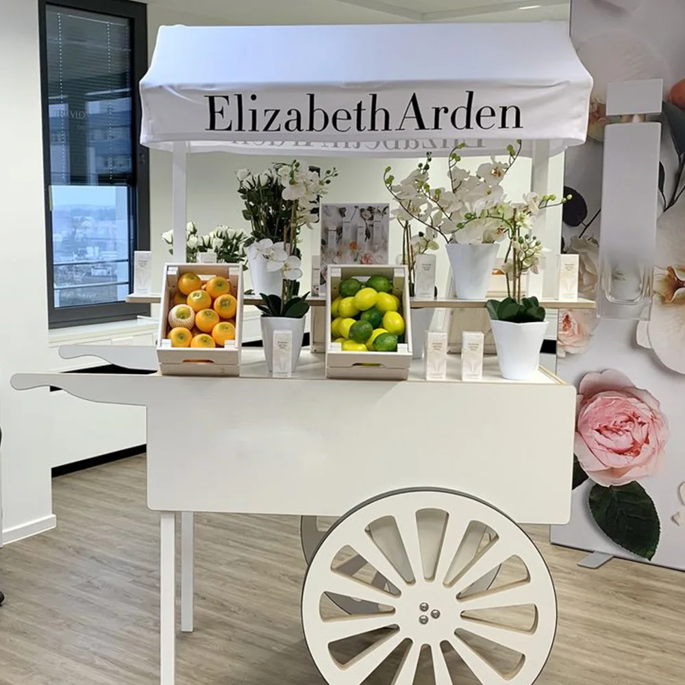 R*-Ice Cream Cart Food Trailer Fast Food Snack Food Multi-Scene Event Wheels & Custom Fiberglass Wedding Mobile Candy view 4