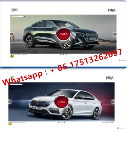 2024 hot etka 8.3 vehicle electronic vehicles, suitable for multiple languages such as v/w au/di se/atsko/da Free installation