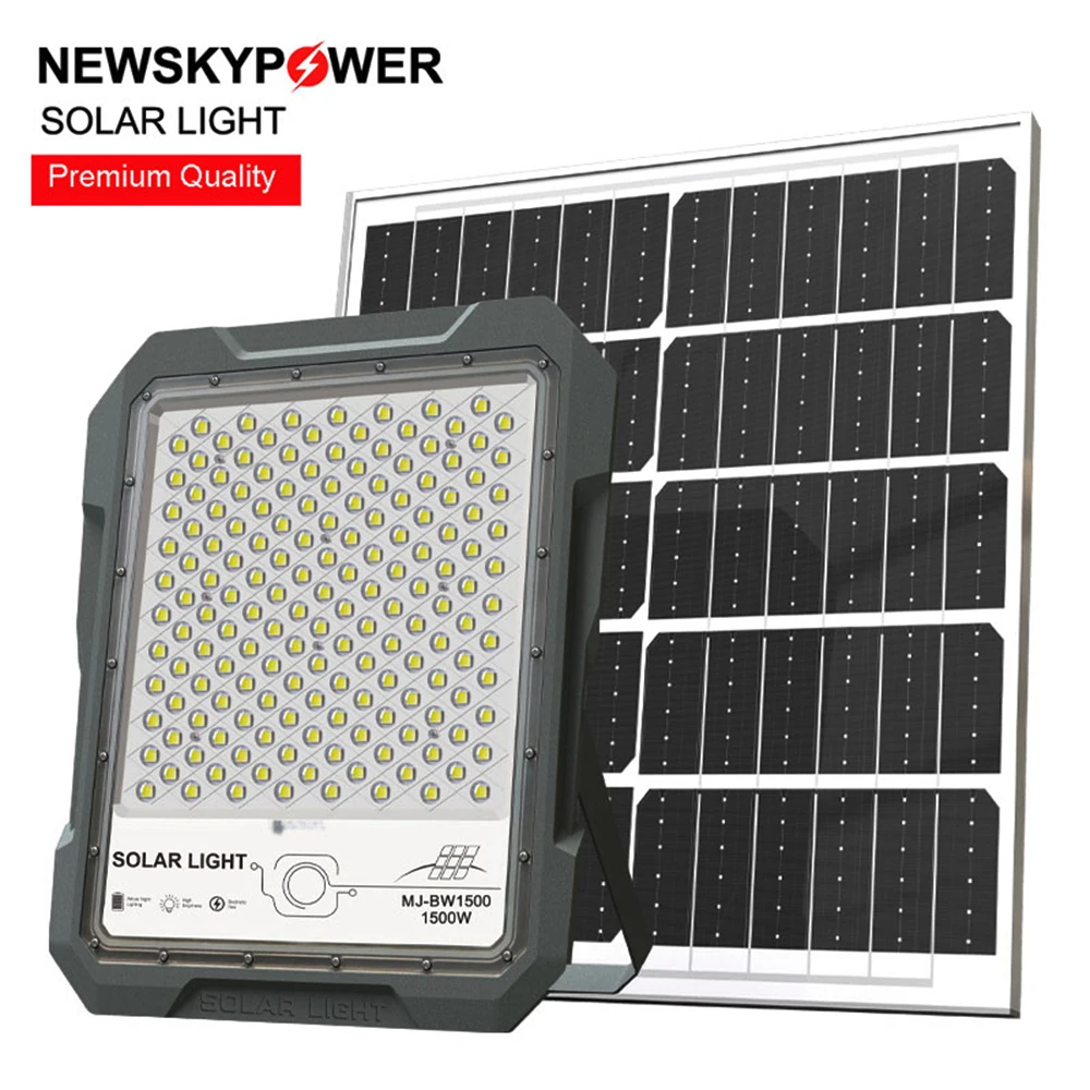

1500w Portable Rechargeable Solar Power Led Emergency Lamp Solar Reflector Flood Light MJ-BW