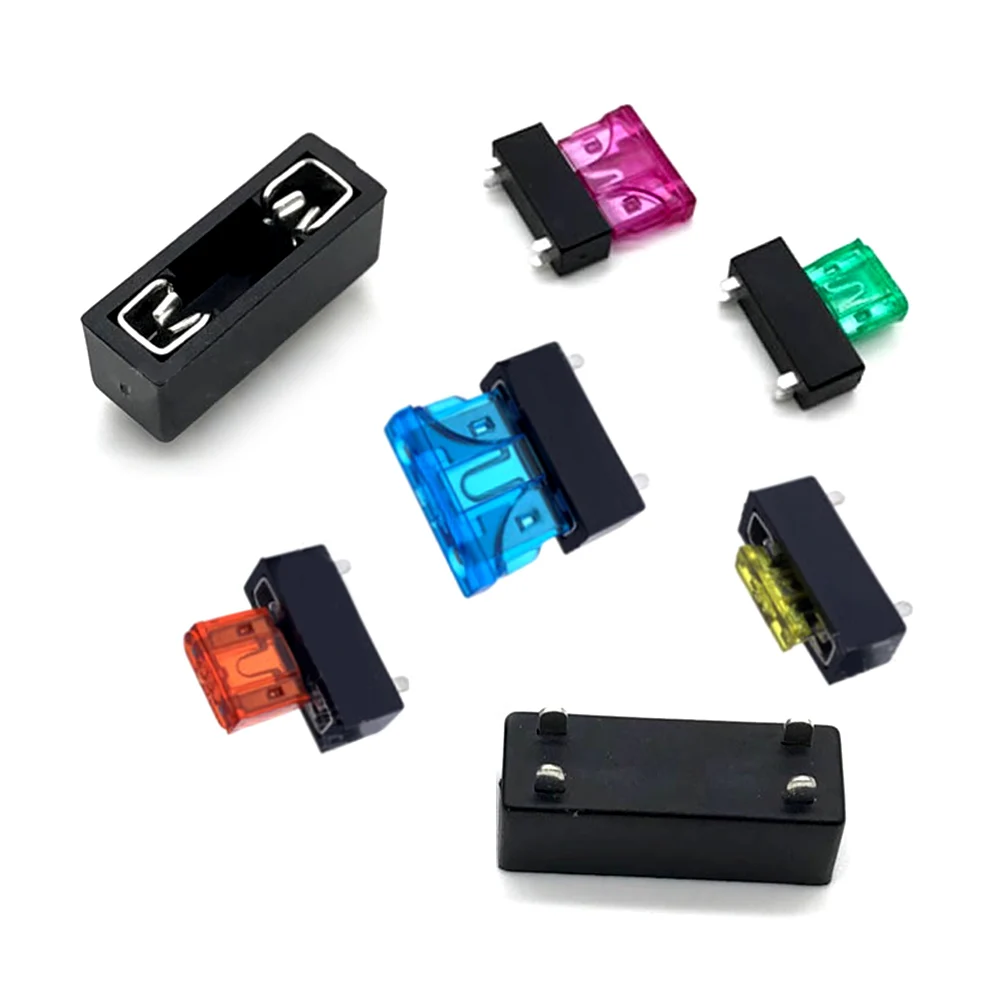 

10pcs 500V 20A Universal Car Fuse Holder PCB Panel Mount Insurance Blocks Safety Terminals