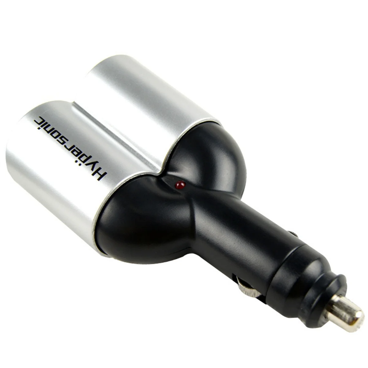 Hypersonic Car Cigar Head Straight Insertion Dual Hole Socket Car Charger