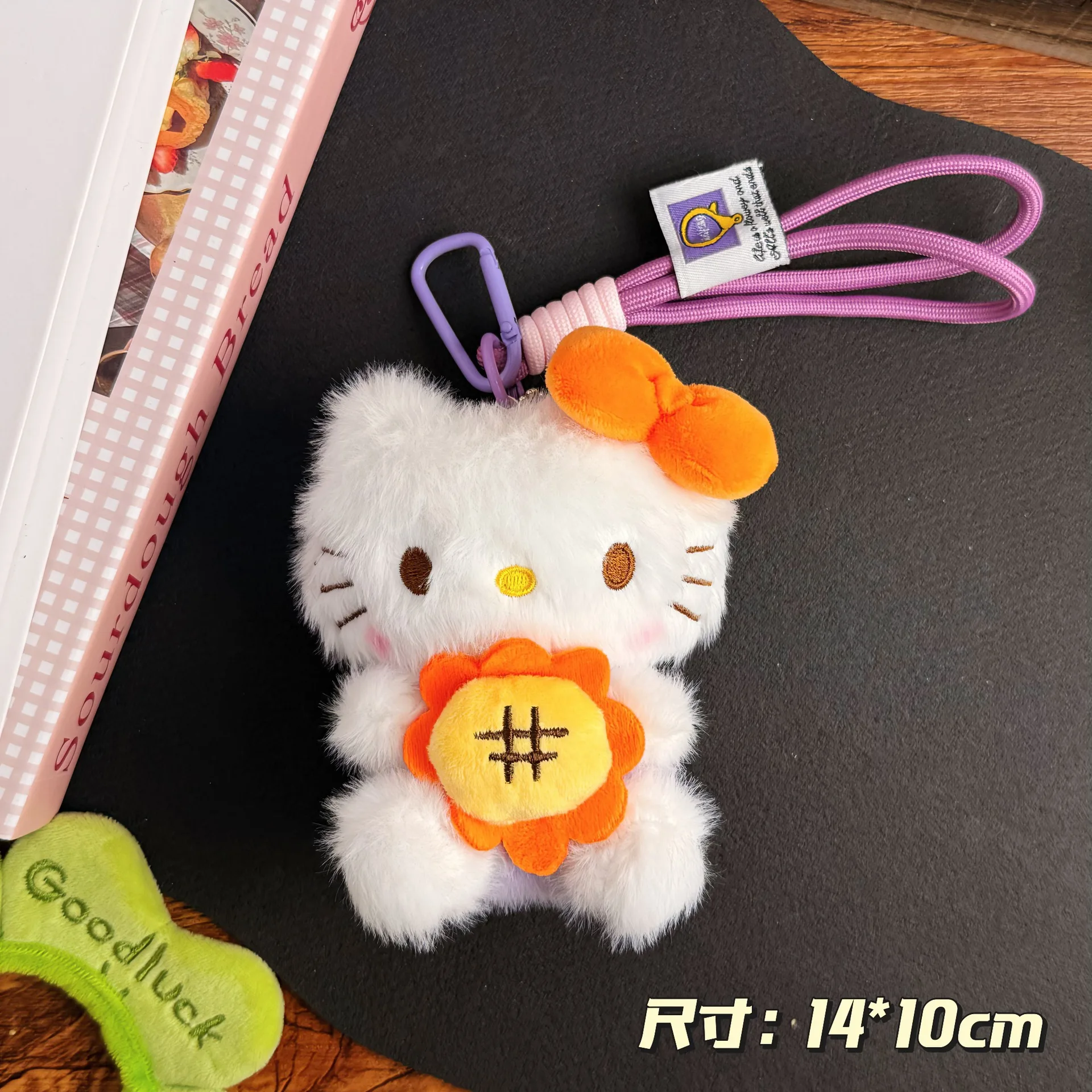 Nieuwe Hello Kitty Pluche Sleutelhanger Cartoon Anime Telefoon Keten Mode Auto Rugzak Sleutelhanger Schattig Meisje Knuffel Vriend Verjaardagscadeautjes