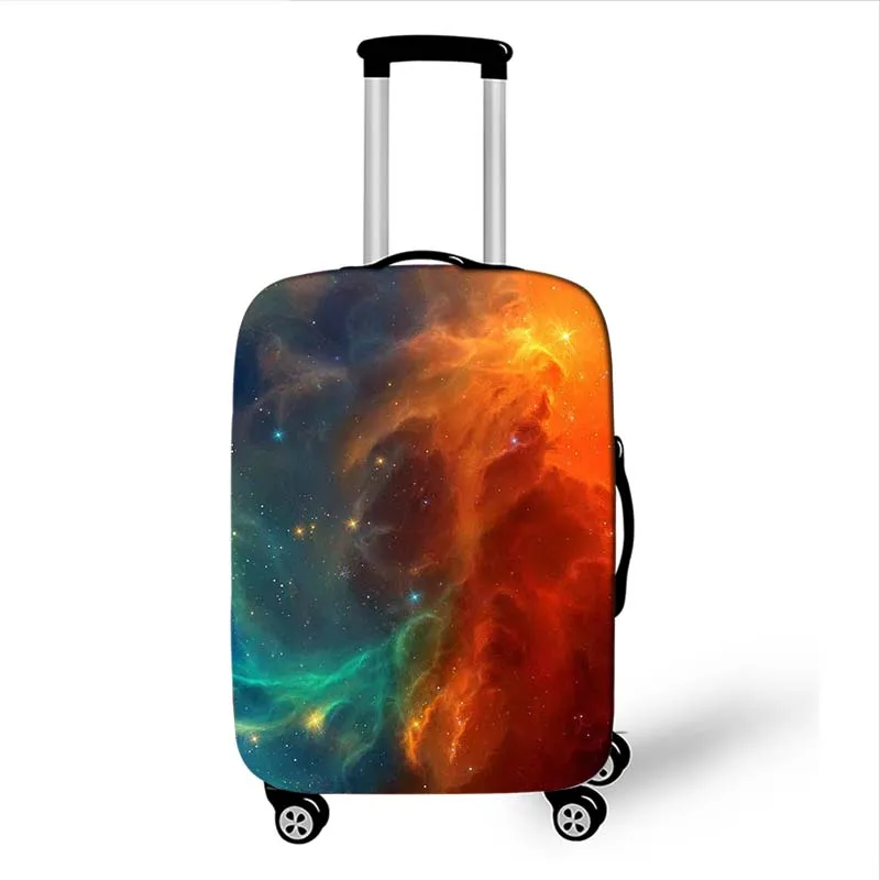 Multicolor Galaxy Star Luggage Cover Space Planet  Accessories Elastic Suitcase Cover Travel Trolley Case Protective Covers