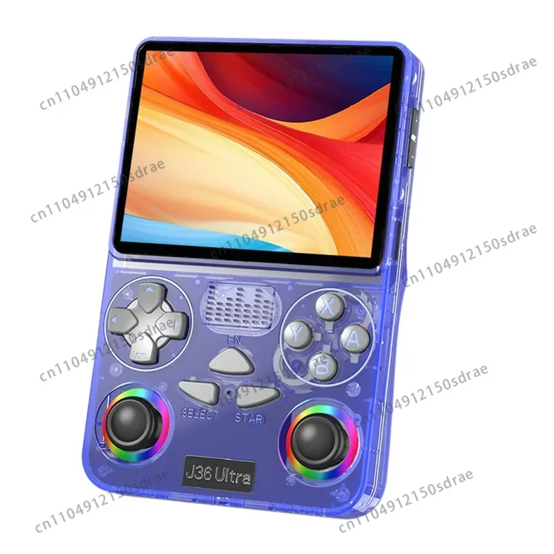 J36 Ultra 3.5 Inch Video Portable Game Player Handheld Retro Game Console 64G 20000 Games Supports 20+ Simulators