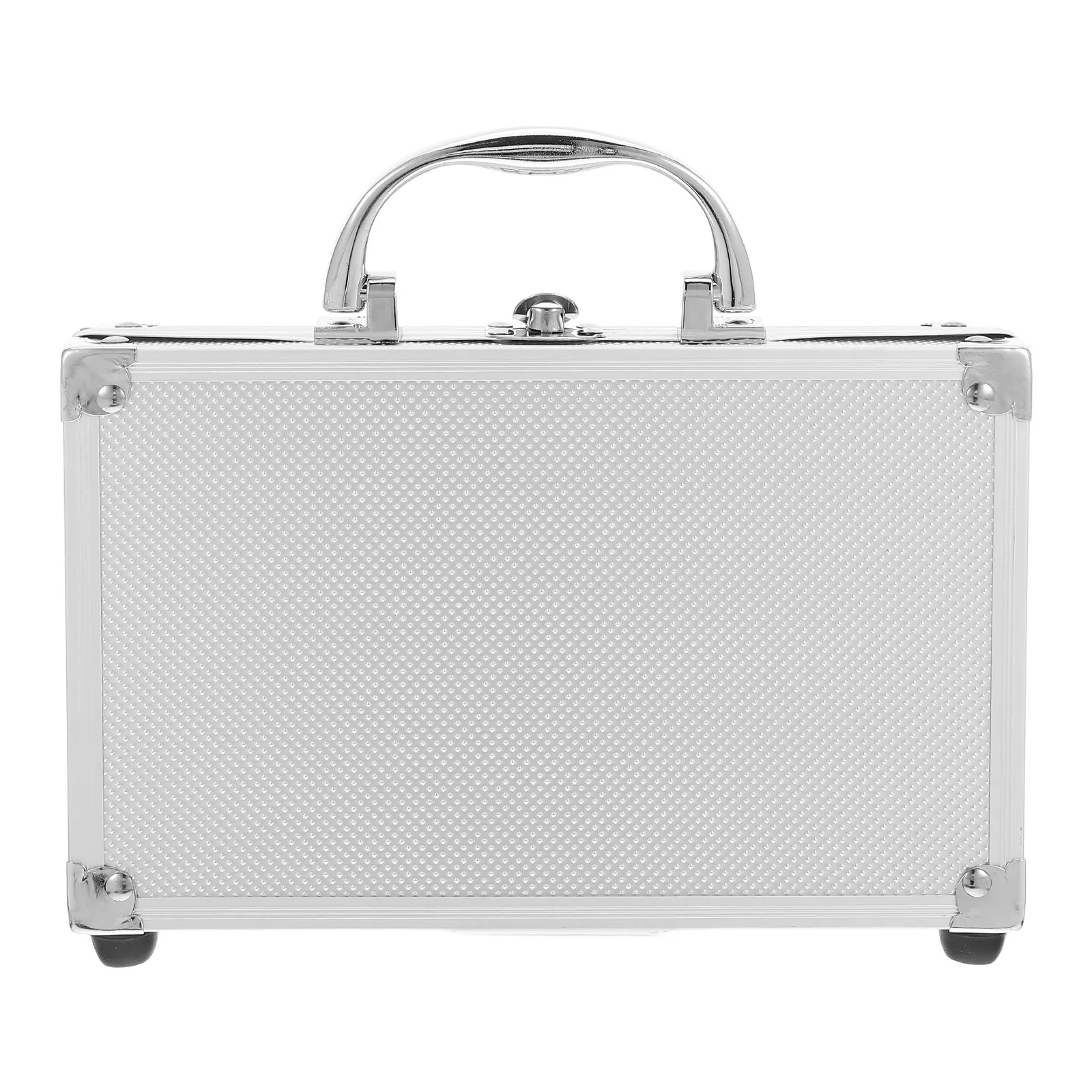 Coin Collecting Metal Box Portable Transparent Storage Case Secure Lid Organizer Display Holder for Collectors Medals Badges