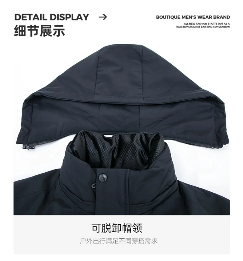 パーカーの毛皮の襟付きの厚手の暖かいコート,メンズぬいぐるみジャケット,作業服,新しい,サイズ5xl,秋冬