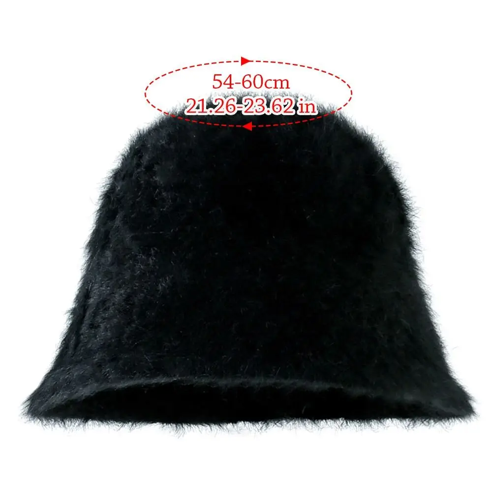 Gorro de pescador peludo y cálido para mujer, gorro de pescador de felpa para exteriores, gorro de sol suave para invierno