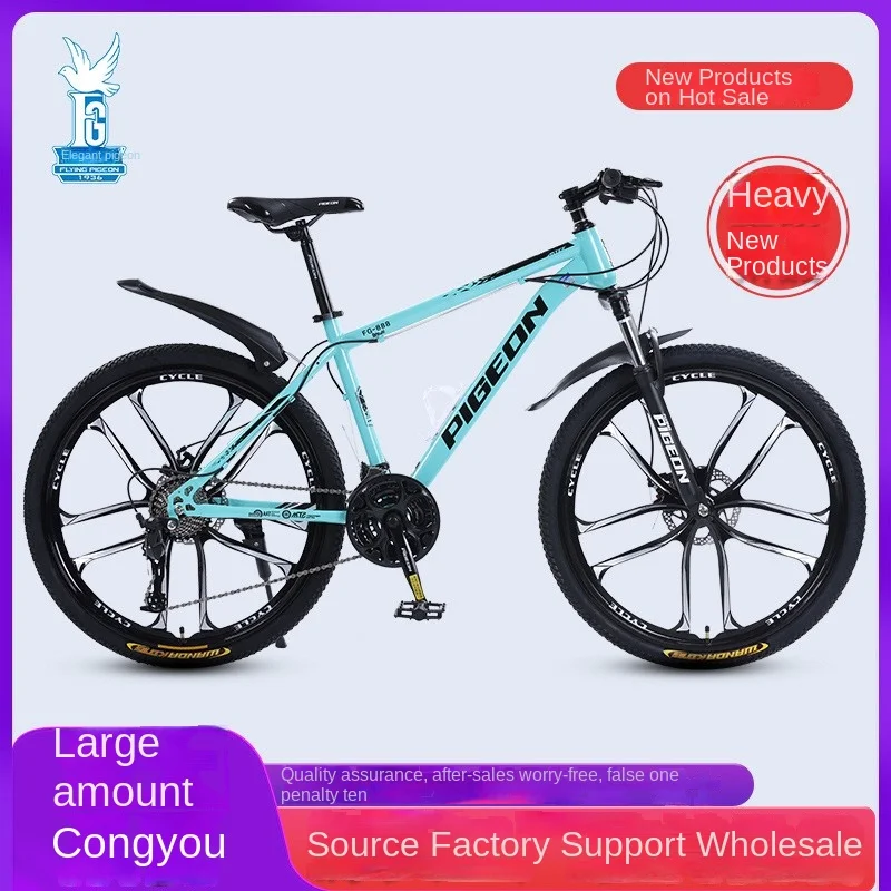 Chase Flying Pigeon Bicycle Men's Off-road Variable Speed Mountain Bike 24 Inch Outdoor Sports Cycling Road Bike Bicicleta Speed