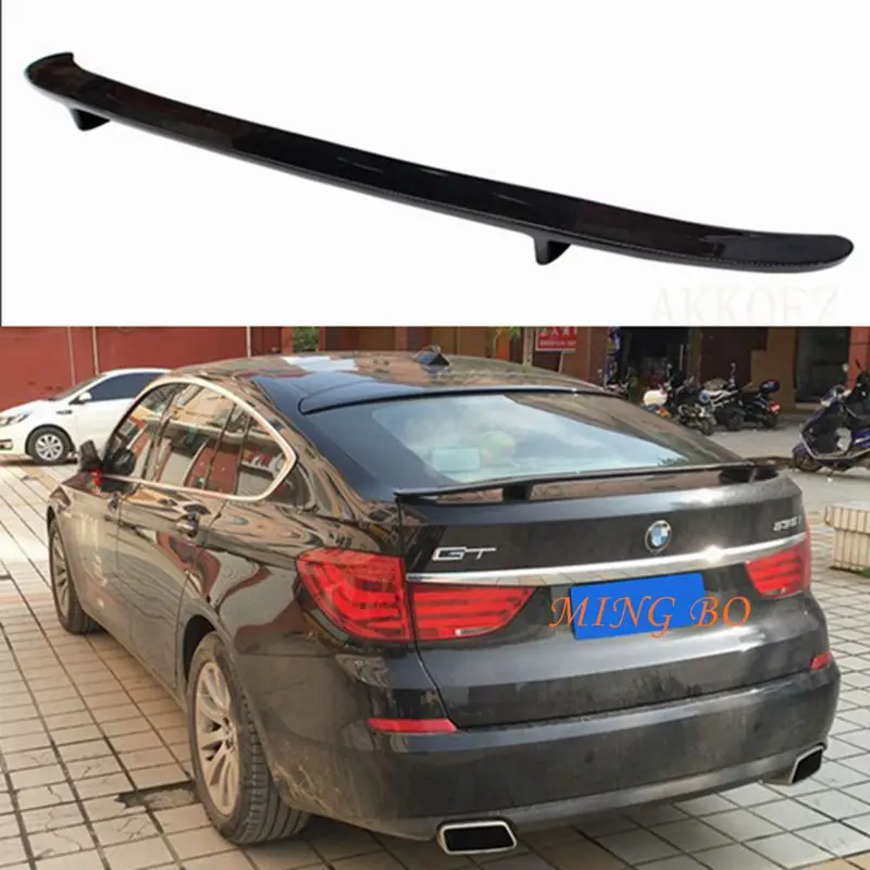 FOR BMW 5 Series GT F07 Spoiler 2010 2011 2013 Spoiler HM Style Sport Body Kit Accessories Real Carbon Fiber and Forged carbon