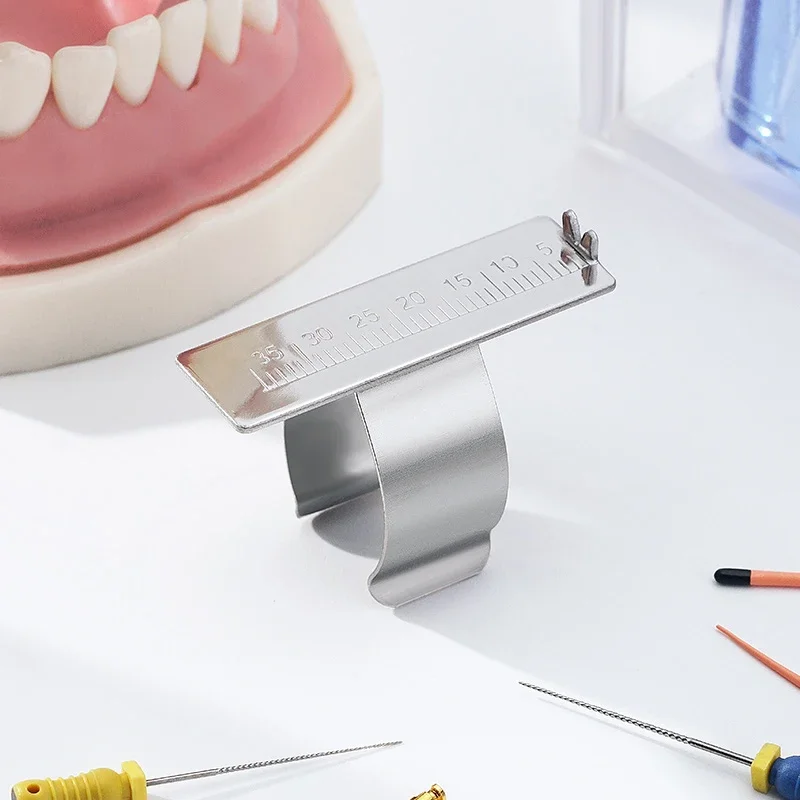 

1 Pc Dental Span Ring Precision Gauge for Endodontic Measurements Lab Instrument Finger Ruler Scale Tool Set