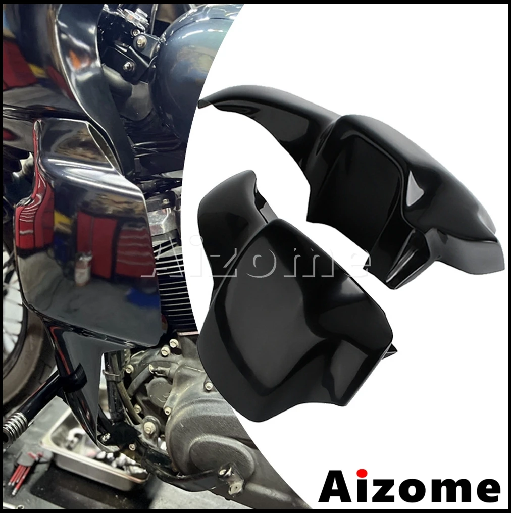 Fiberglass Motorcycle Lower Vented Leg Fairing Warmer Box For Harley Street Bob 114 FXBBS 21-23 FXBB 2018-20 Standard FXST 20-23