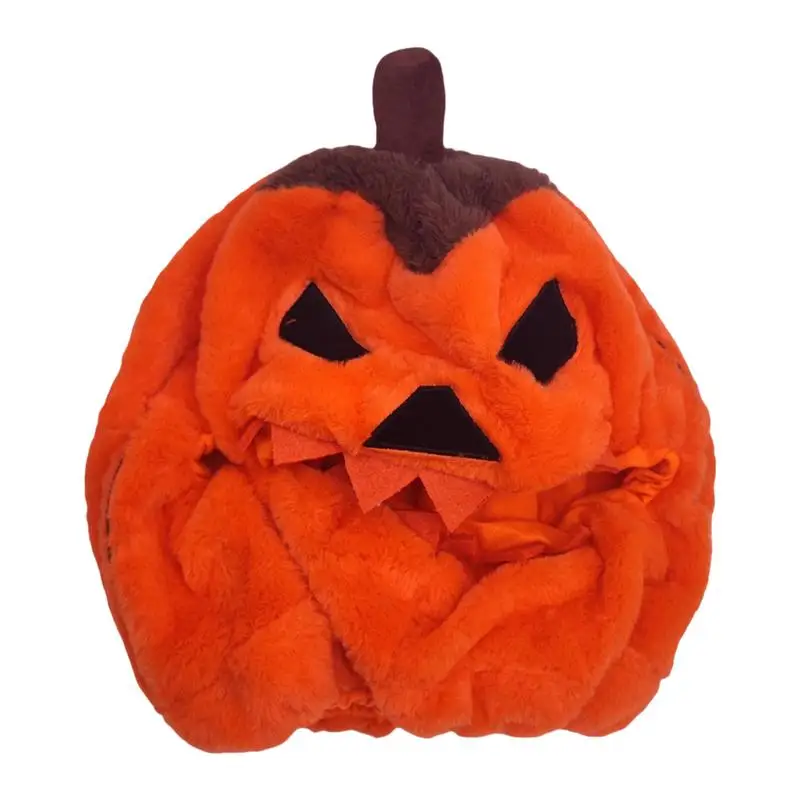 Pumpkin Hard Hat Cover Pumpkin Design Elastic Fleece Hard Hat Cover For Halloween Protective Funny Multifunctional Hat