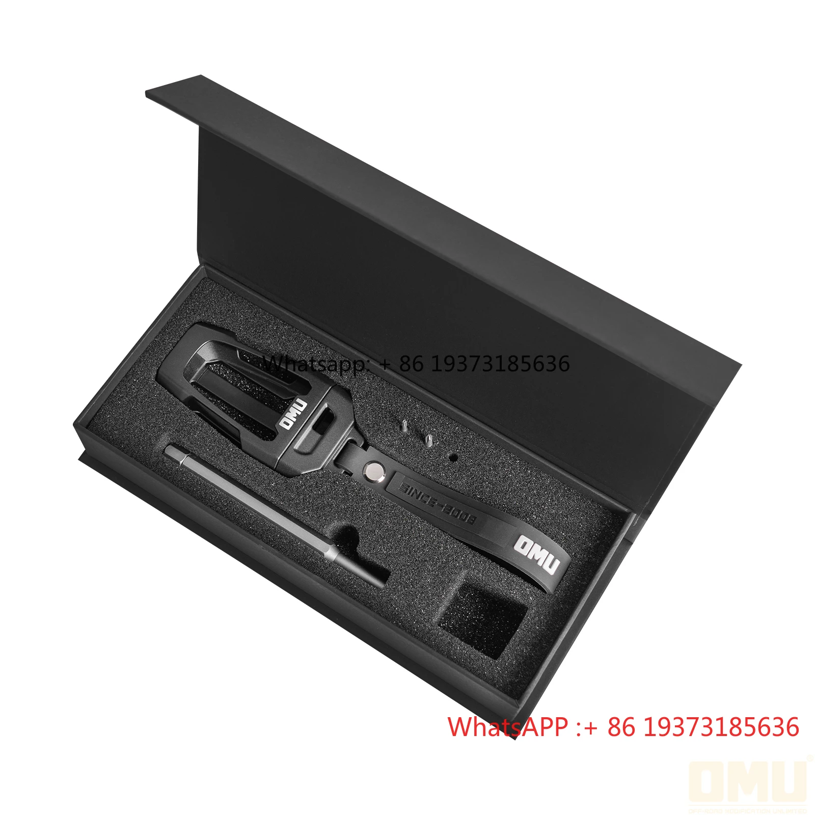 OMU Key Case for Bronco Black Aluminum & Carbon Fiber Key Cover Car Protection Key Shell